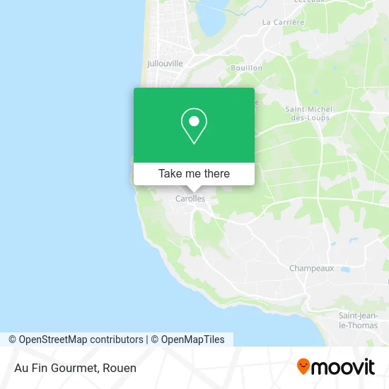 Au Fin Gourmet map