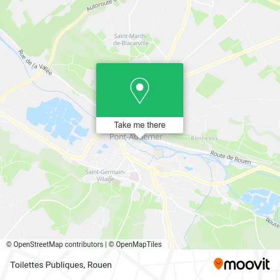 Toilettes Publiques map