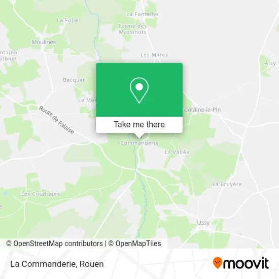 La Commanderie map