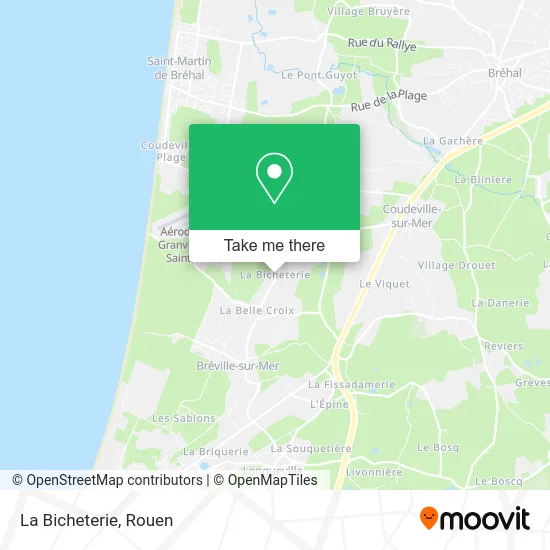 La Bicheterie map