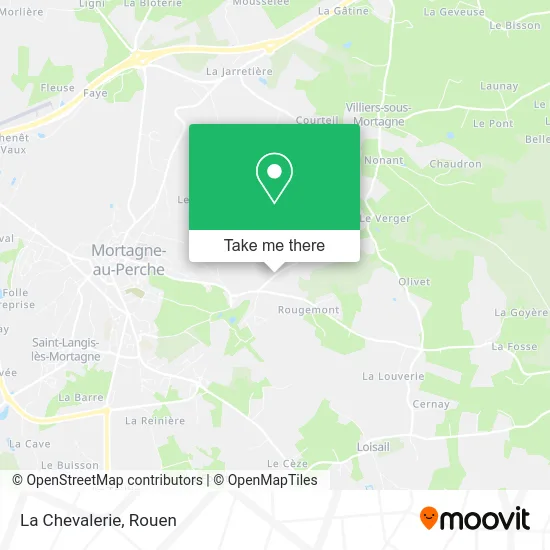 La Chevalerie map
