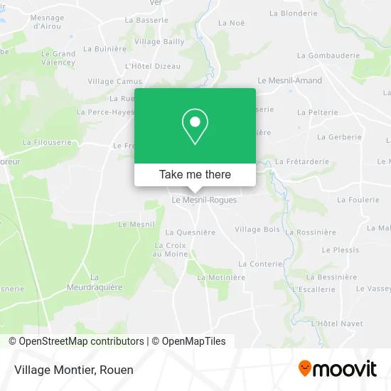 Village Montier map
