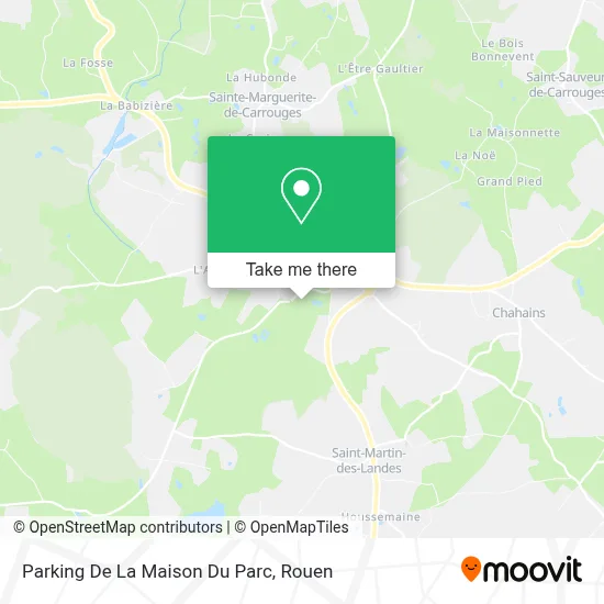 Parking De La Maison Du Parc map