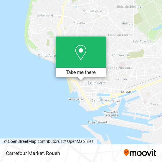 Carrefour Market map