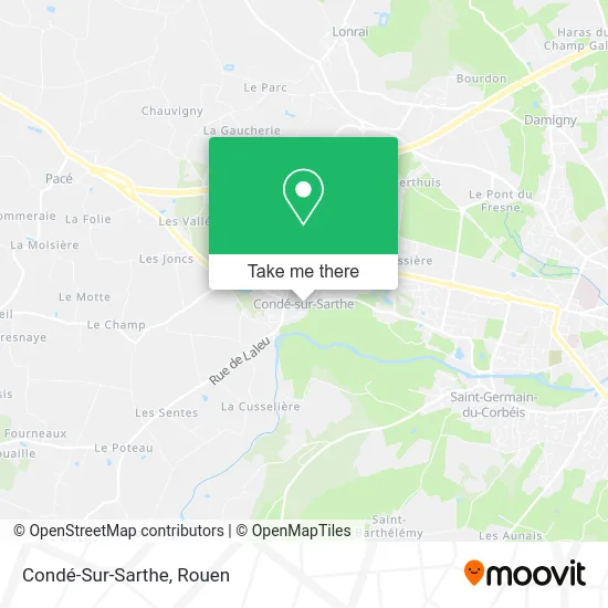 Condé-Sur-Sarthe map