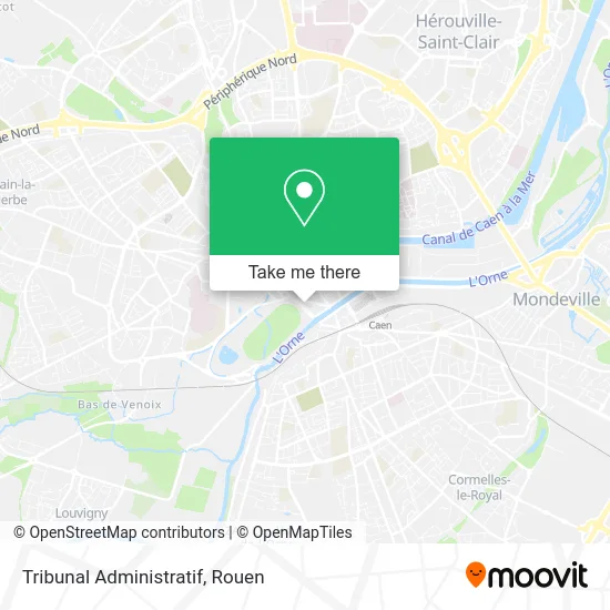 Tribunal Administratif map