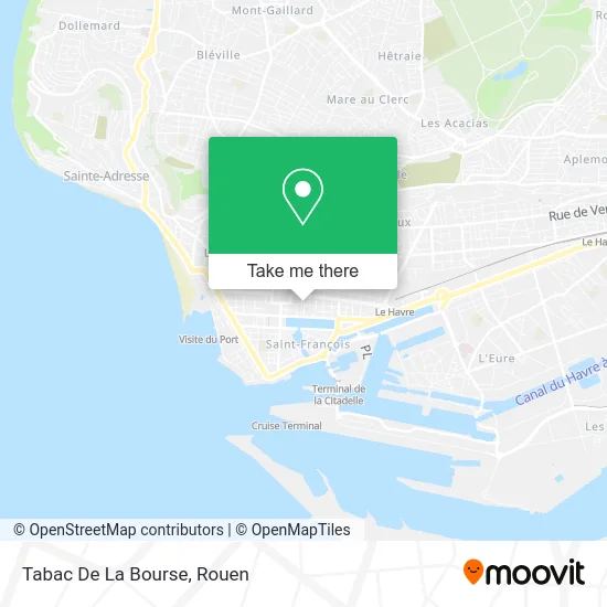 Tabac De La Bourse map