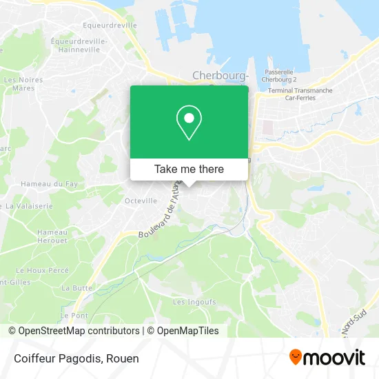 Coiffeur Pagodis map