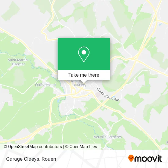 Garage Claeys map