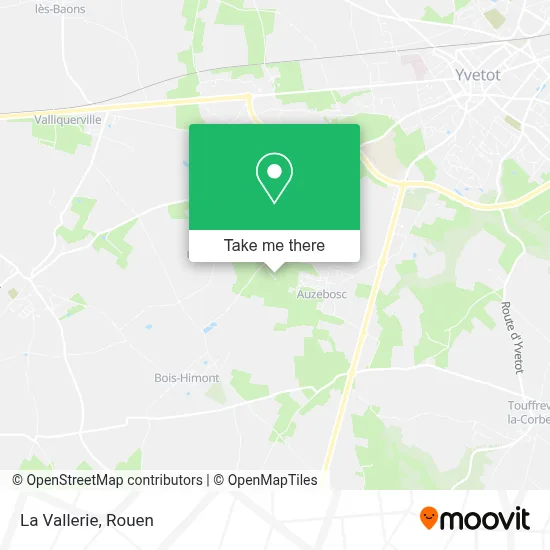 La Vallerie map