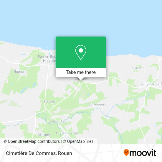 Cimetière De Commes map