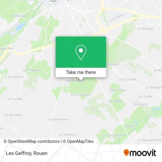 Les Geffroy map
