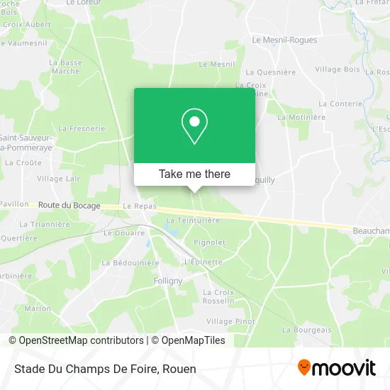 Stade Du Champs De Foire map