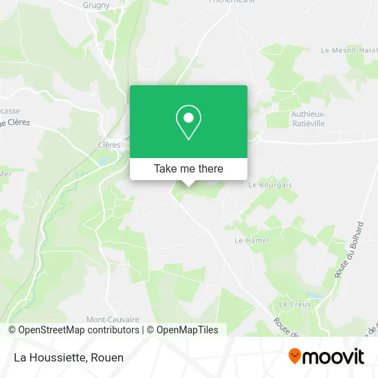 La Houssiette map