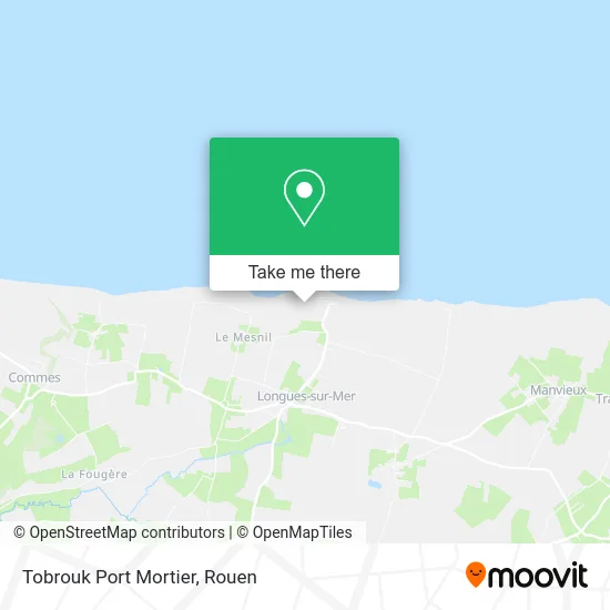 Tobrouk Port Mortier map
