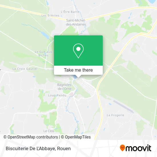 Biscuiterie De L'Abbaye map