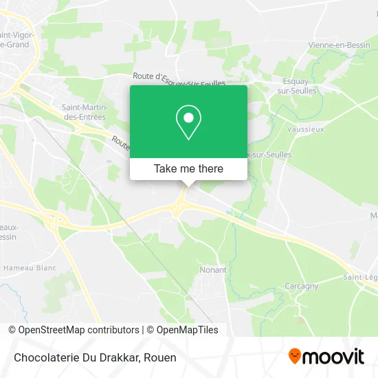 Chocolaterie Du Drakkar map