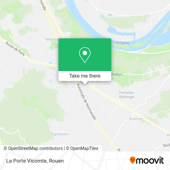 La Porte Vicomte map