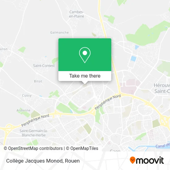 Collège Jacques Monod map