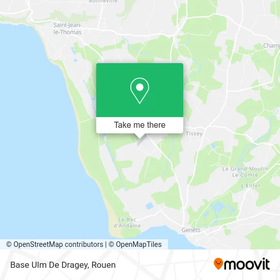 Base Ulm De Dragey map
