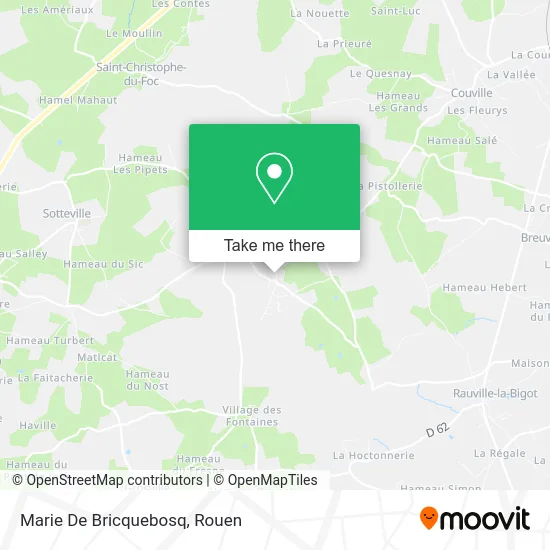 Marie De Bricquebosq map