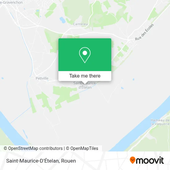 Saint-Maurice-D'Ételan map