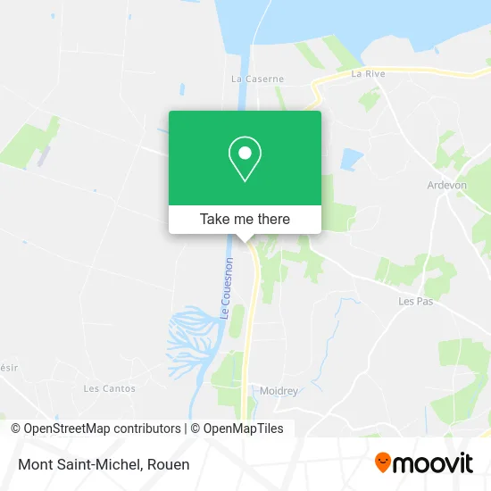 Mont Saint-Michel map