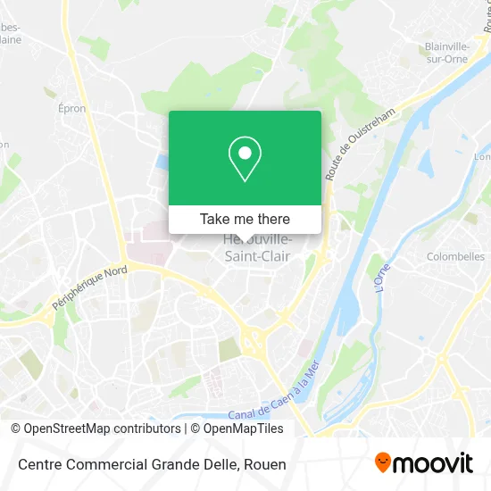 Centre Commercial Grande Delle map