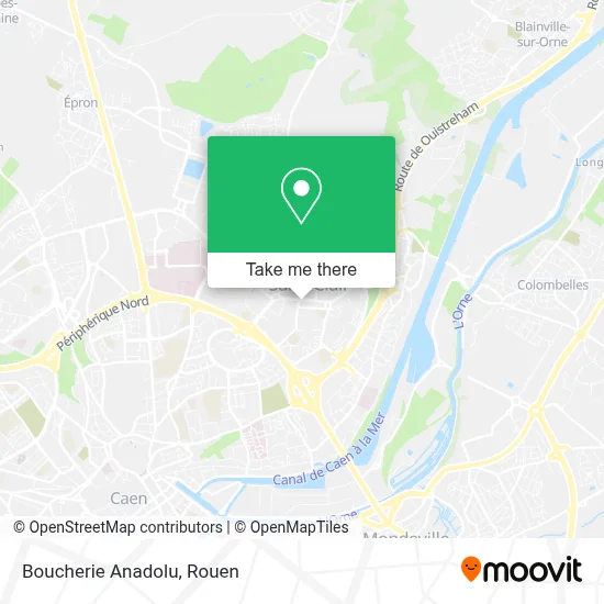 Boucherie Anadolu map