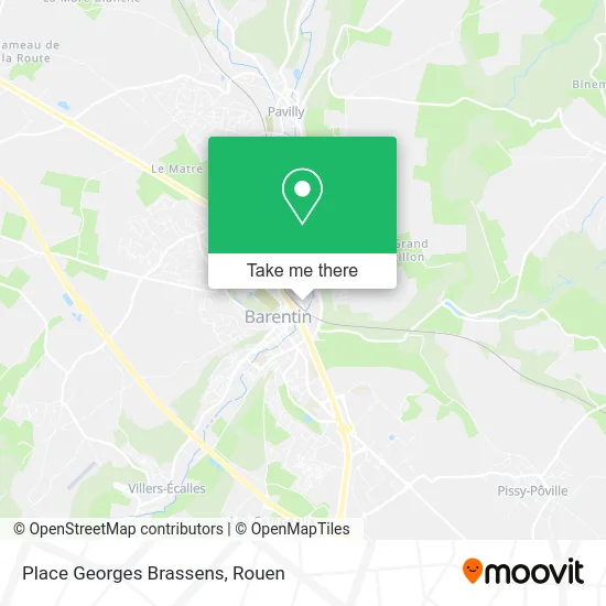 Place Georges Brassens map