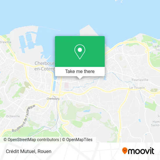Crédit Mutuel map
