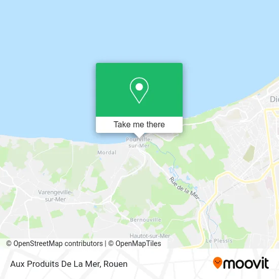 Aux Produits De La Mer map