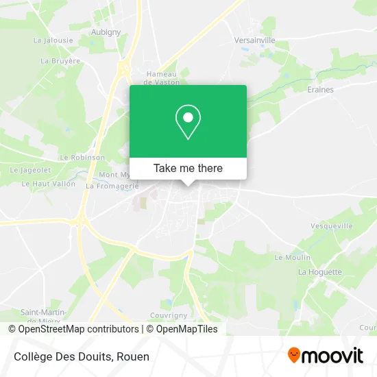 Collège Des Douits map