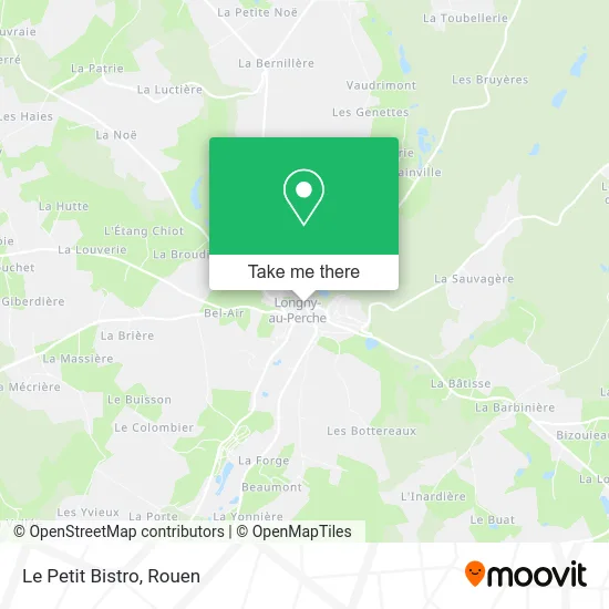 Le Petit Bistro map