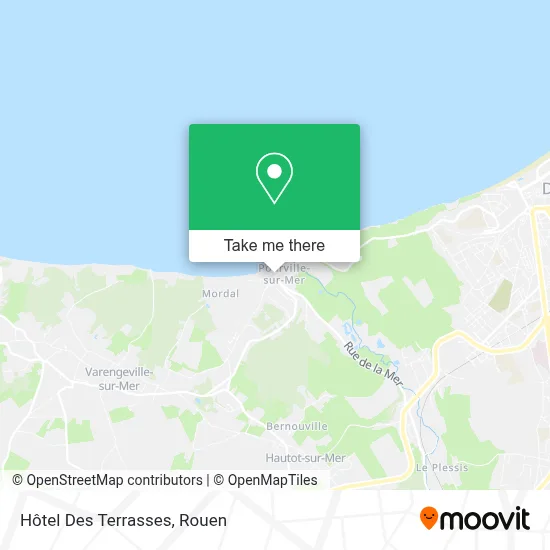 Hôtel Des Terrasses map