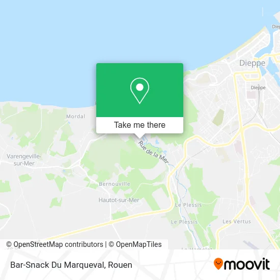 Bar-Snack Du Marqueval map