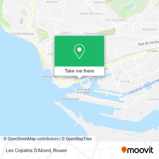 Les Copains D'Abord map