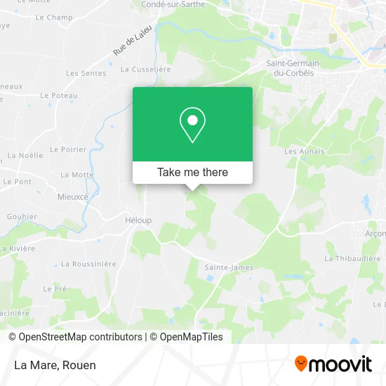 La Mare map