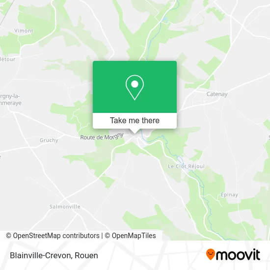 Blainville-Crevon map