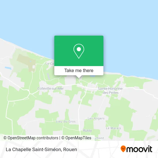 La Chapelle Saint-Siméon map