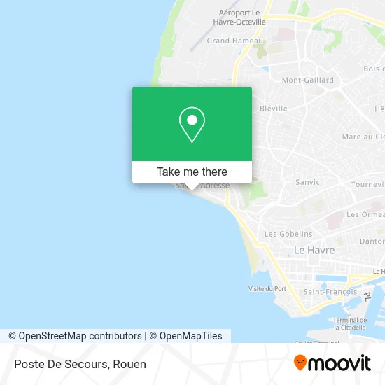 Poste De Secours map