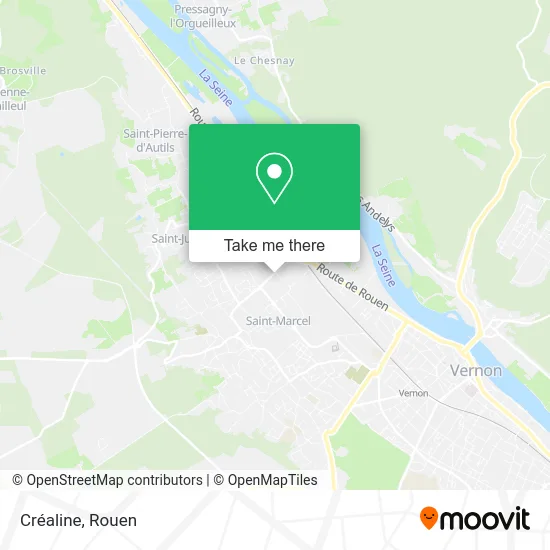 Créaline map