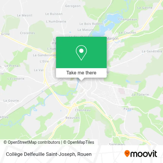 Collège Delfeuille Saint-Joseph map