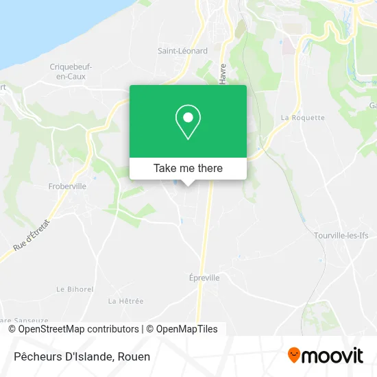 Pêcheurs D'Islande map