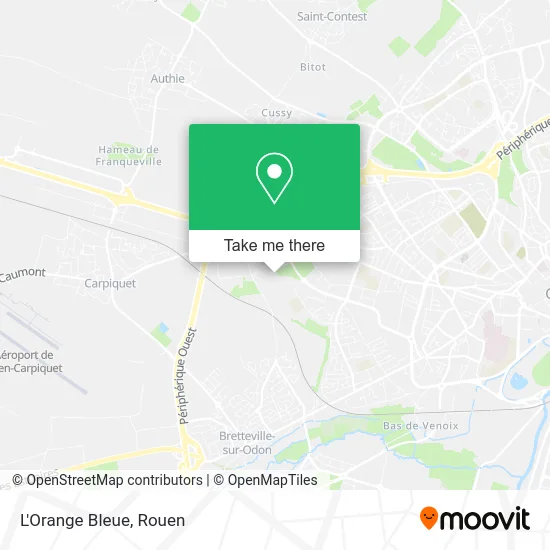 L'Orange Bleue map