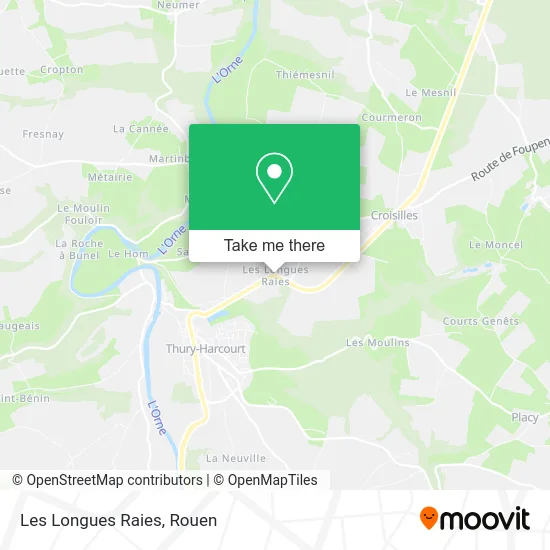 Les Longues Raies map