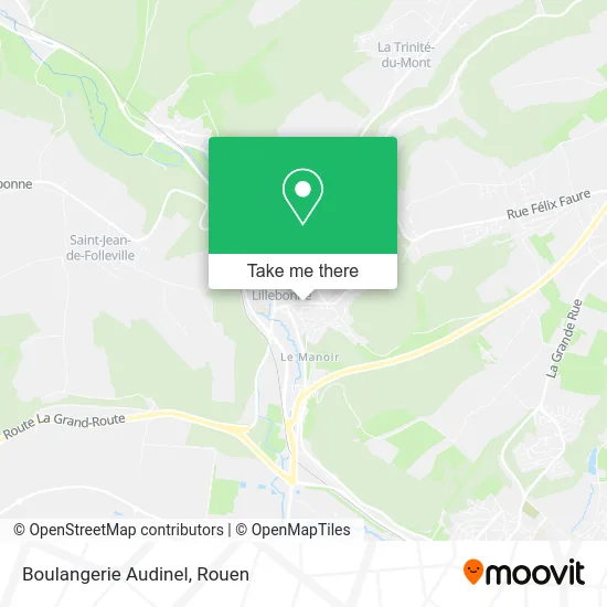 Boulangerie Audinel map