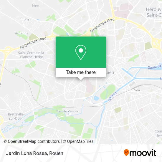 Jardin Luna Rossa map