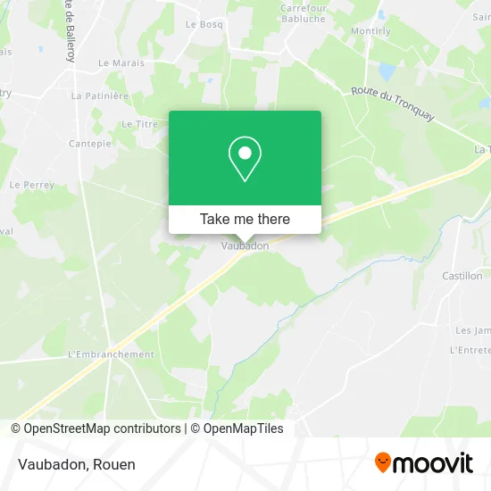 Vaubadon map