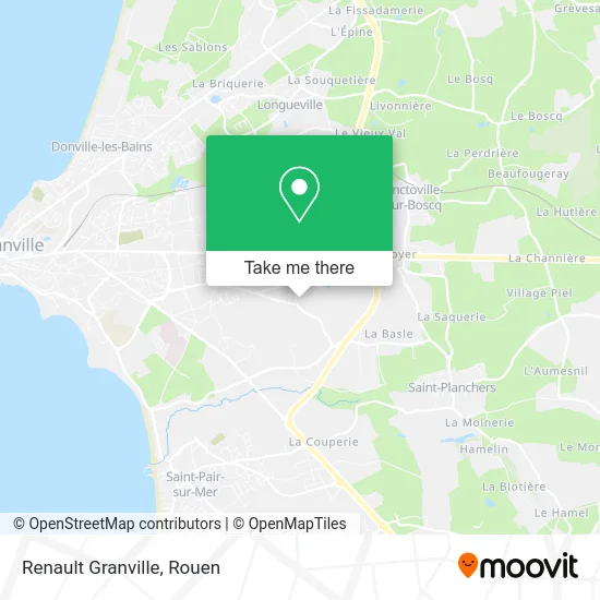 Renault Granville map